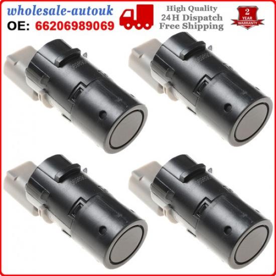 4x Parking Sensor PDC 66206989069 For BMW E46 E60 E61 E65 E66 E83 X3 X5 3 Series