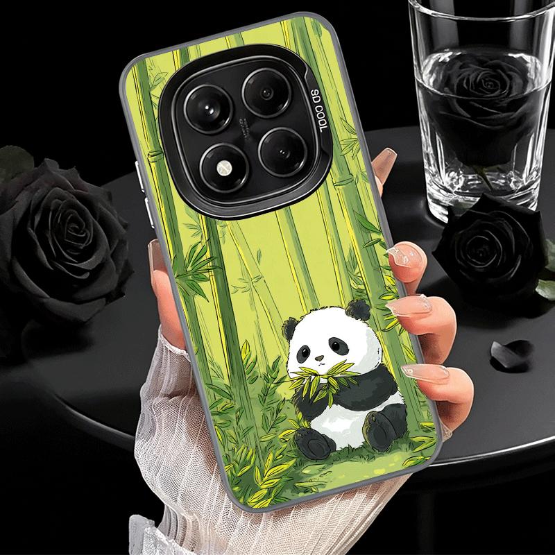 Cute Cartoon Panda Soft Phone Case for Xiaomi Redmi Note 13 14 15 Pro Plus 12S 12 11S 11 11T 10S 10 Shockproof Cover Back Shell
