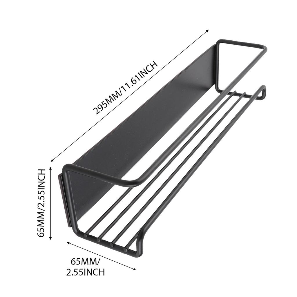 Magnetic Fridge Shelf Space Saving Non Punch Refrigerator Side Seasoning Storage Rack for Home Kitchen