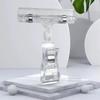 25/50/100 Pcs Plastic Swivel Price Signs Clip Clear Double Head Display Clips Rack Shelf Label Clips for Supermarkets Store Tag