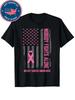 Vintage Cotton T-Shirt for Men, Breast Cancer Awareness Graphic Tee, Crew Neck S