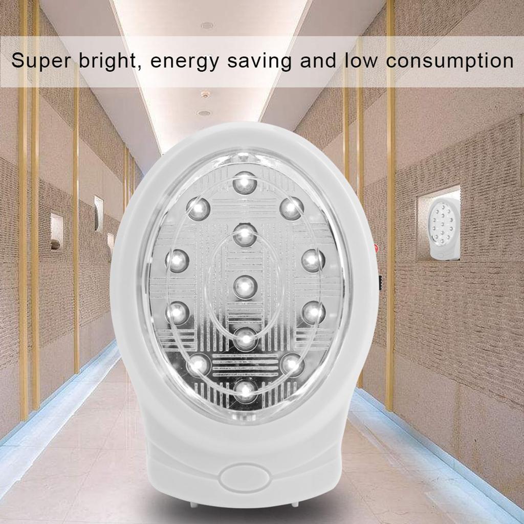 13 LED Rechargeable Home Emergency Light Automatic Power Failure Outage Lamp