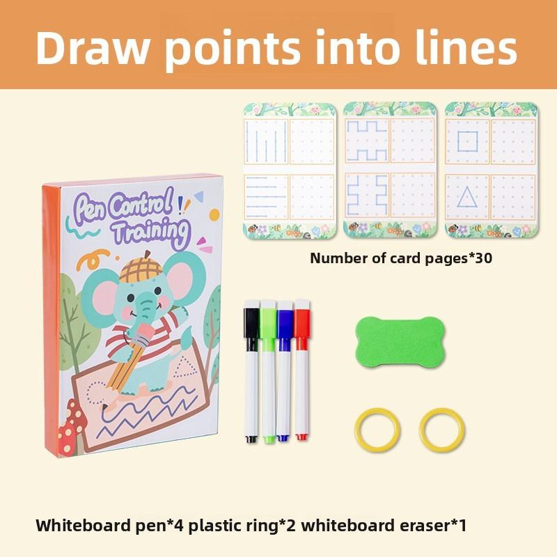 Preschool Handwriting Exercise Book Animal Designs Fine Motor Skill Development