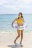 Igarashi Pastell Regenbogen Schwimmring, 80cm, mit Seil, RLB-880V