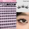 Manga Dog Eyes Natural Adhesive-free False Eyelashes - Three-step Thick for a Photogenic Look