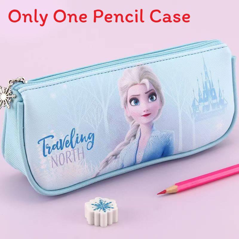 Frozen Princess Cartoon Pencil Case For Girls With Large Capacity And Backpack Storage