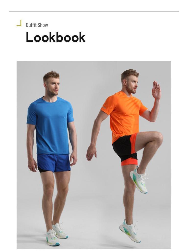 Men's Quick-Dry Double-Layer Running Shorts