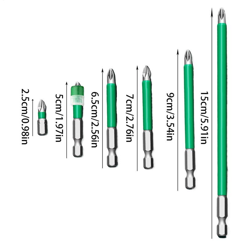 Magnetic Screwdriver Bits Magnetic Ergonomic Durability Screwdriver Bits Portable Toolkit Accessories Rustproof Drilling Tool