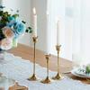  Metal Candle Holder Simple- Alloy Candle Holder Ornaments Brass Candle Holder Wedding Props Creative Candle Holder