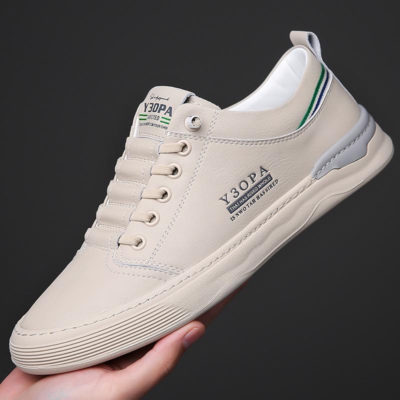 Fashion Fashion Leather Casual Sneakers for Men Designer Soft-soled Men's Board Shoes Spring Autumn Outdoor Sports Zapatos De Hombre