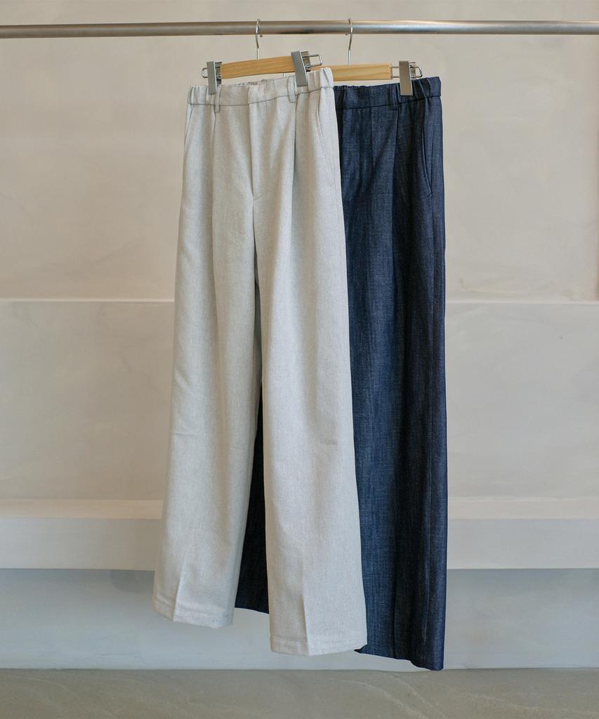 OX STUDIOS Summer Denim Pants (Oatmeal)