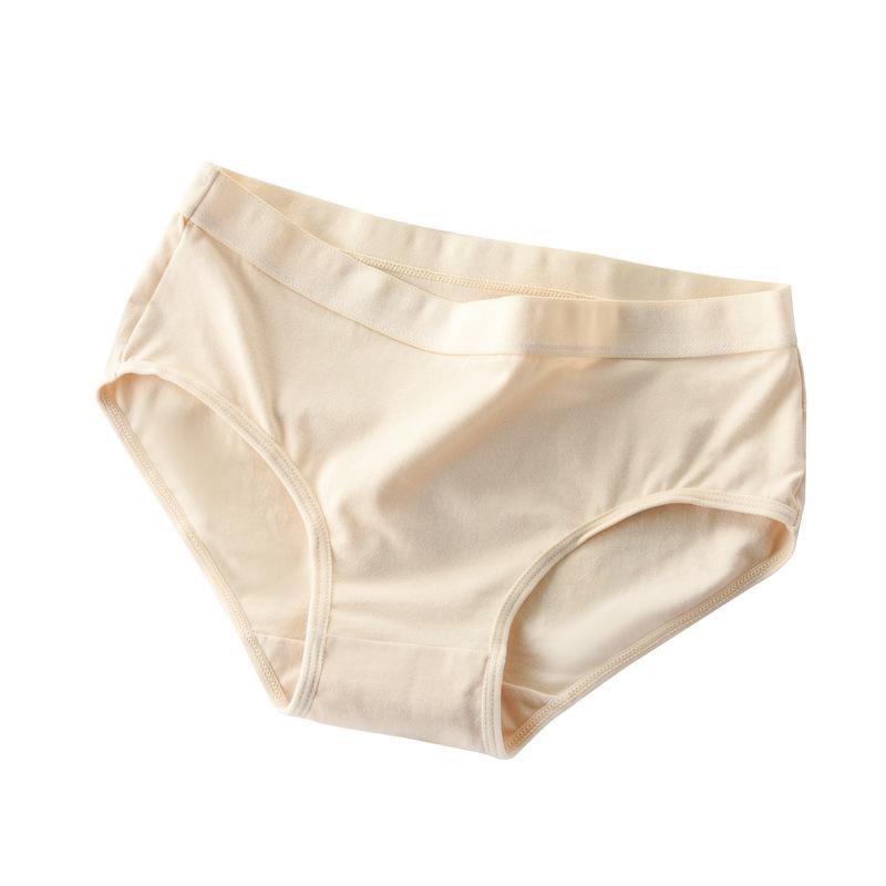 Summer Candy Color Japanese Style Mid-Waist Cotton Panties for Women