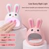 Cute Rabbit UV LED Nail Art Lamp - Fast-Drying, No Hand Blackening, Home Use