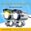 High-Intensity LED Laser Spotlight for Electric Motorcycles with External Battery