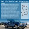 X Autohaux Right Tail Light Wiring Harness for Chevy Silverado 1500 2500 3500 No.16531402