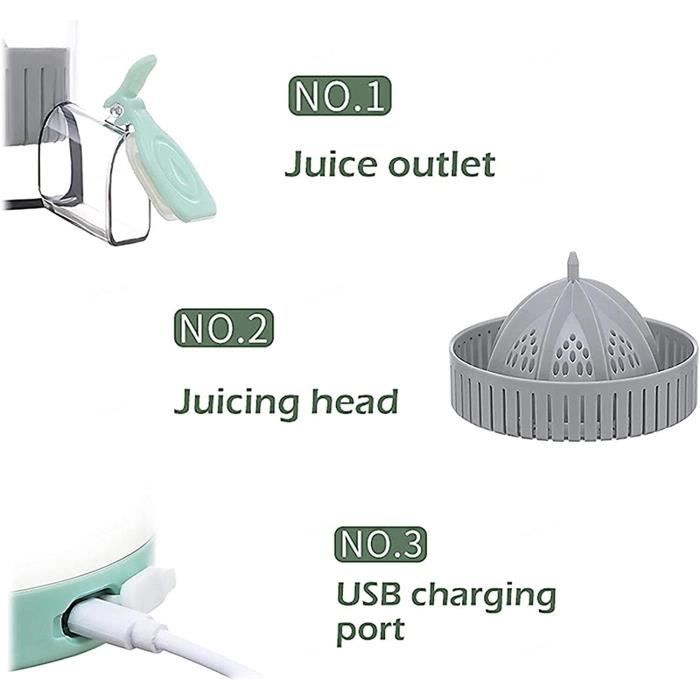 Presse-agrumes - A194 - USB Rechargeable - 45 Watts - Moins De Bruit