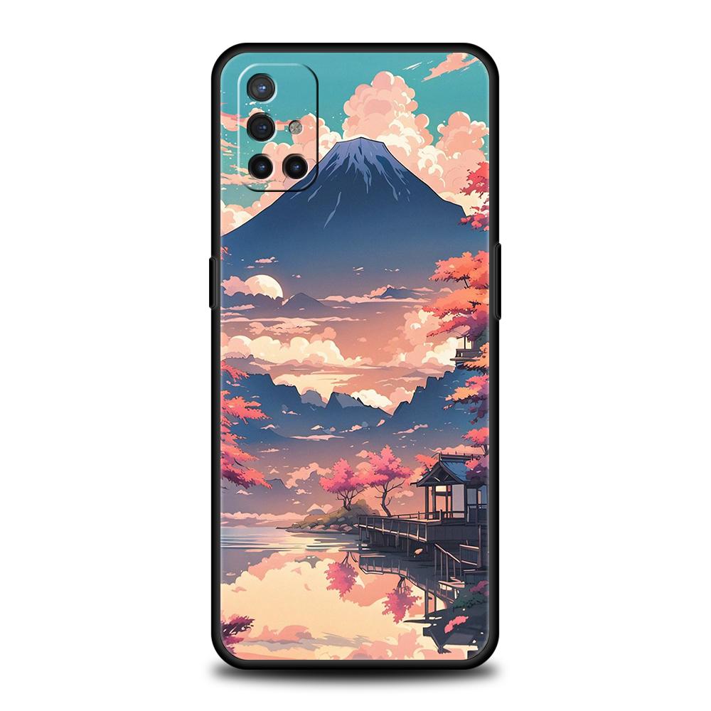 Phone Case For OnePlus 13 12 11 10 9 Pro 9T 13R 12R 10R 9R 9RT 10T 8T 8 Nord 2T CE 2 3 5G N30 Cover Japanese Anime Landscape Art
