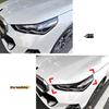 BMW 5 Series i5 G60/G61 2024+ Headlight Eyebrows Stickers - Exterior Trim Modification.