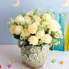 1 Bouquet Fake Flowers Charming Long-lasting 5 Heads Realistic Artificial Hydrangea Bouquet Garden Supplies