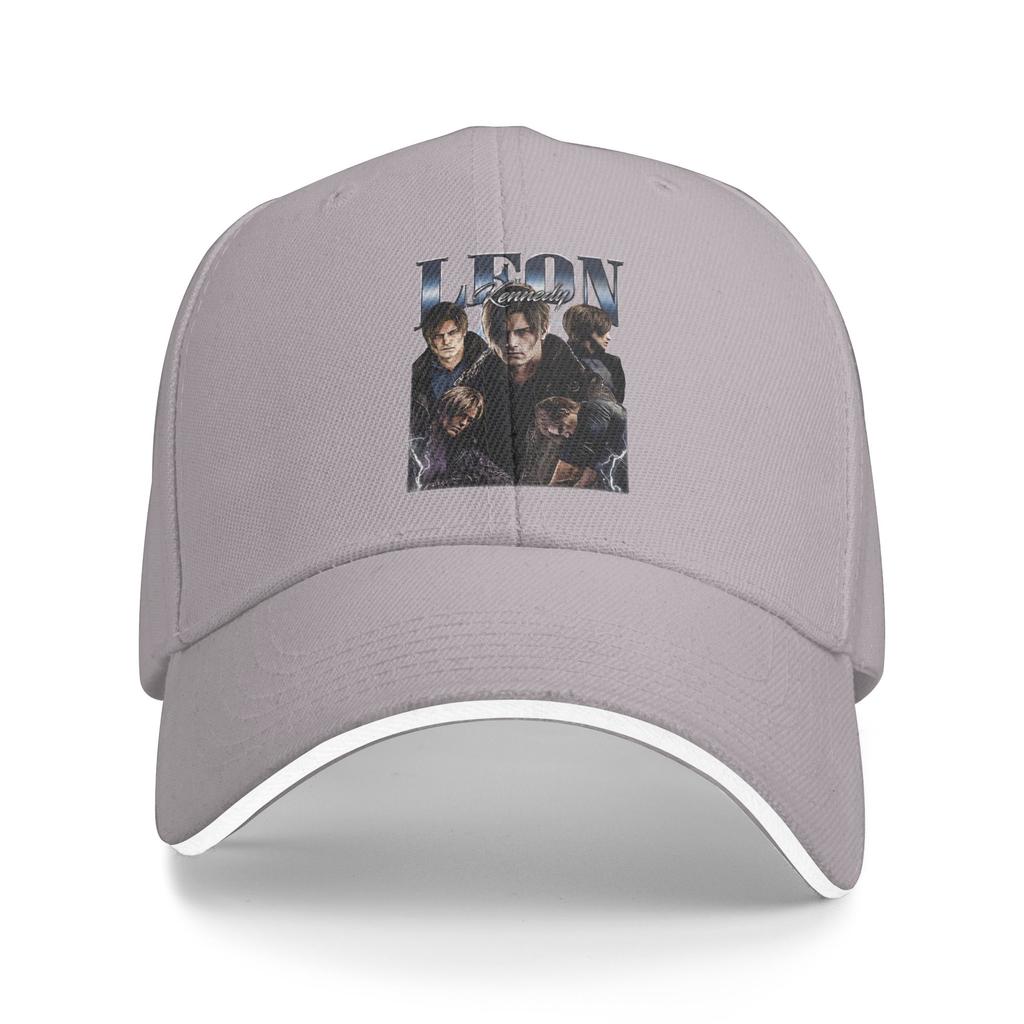 Leon Kennedy Vintage Residents Evils Baseball Cap  Y2k Cute Hip Hop Hats Summer Men Women Kpop Rock Baseball Caps