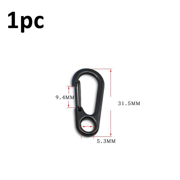 

30PCS Lobster Clasp Buckle Keychian Carabiners EDC Equipment SF Mini Hook Outdoor Camping Hiking Buckles Alloy Spring Snap Hooks