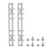 1-6Set A5 A6 6Hole Ring Binder Mechanisms Binder Spines for Binder Planners Notebook Metal Binder Ring Buckle Notebook Accessory