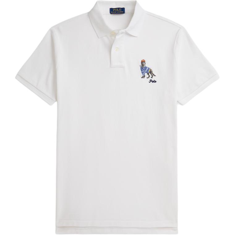 Polo Ralph Lauren Slim Fit Cotton Embroidered Polo Shirt Men tops MNPOKNI1N823705-100