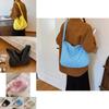 Stylish Casual Large Capacity Tote Bucket Bag For College Students In Fashionable Colors