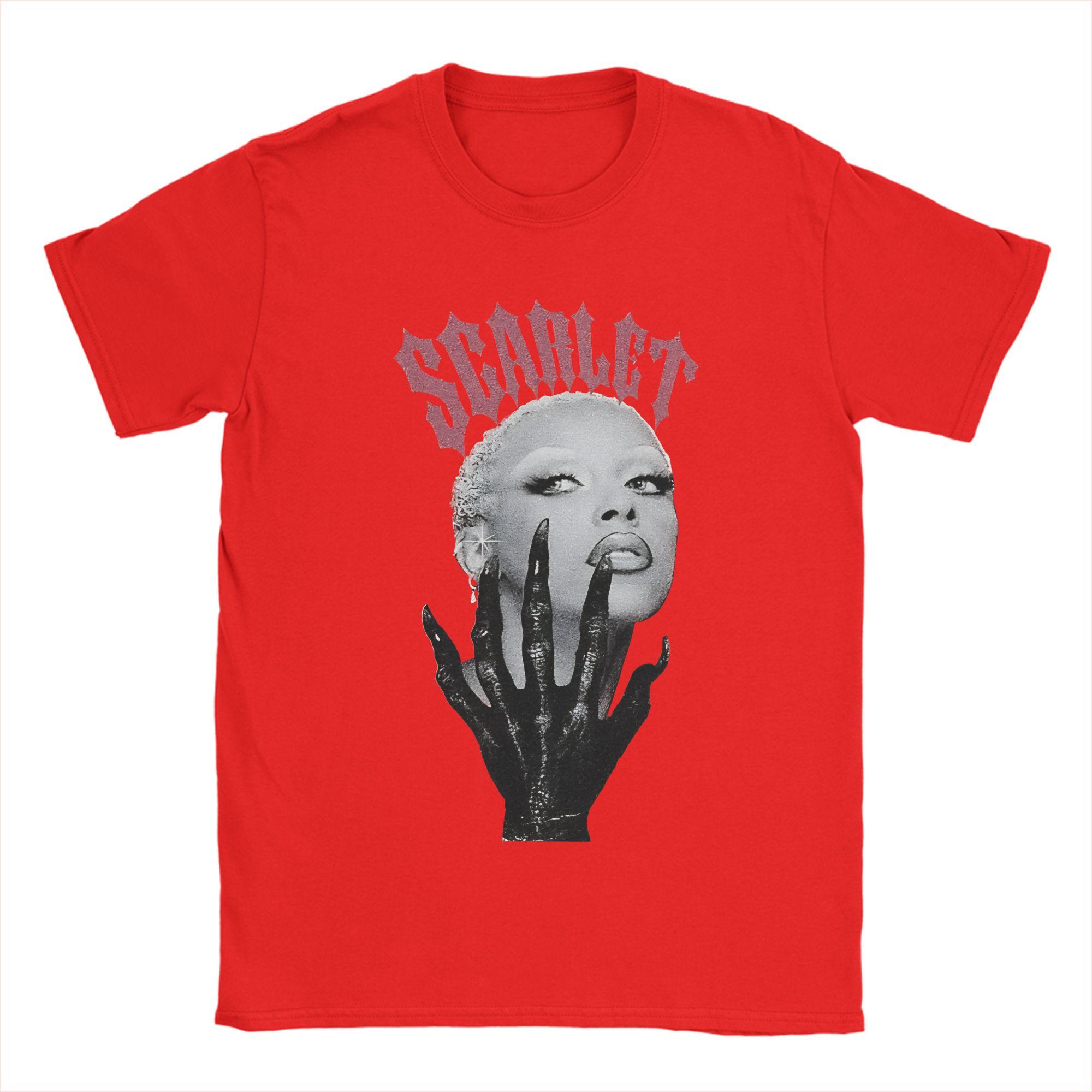 

Doja Cat Scarlet Print No Border Unisexs T Shirts Novelty Tees Short Sleeve Crew Neck TShirt Cotton New Arrival Clothes S