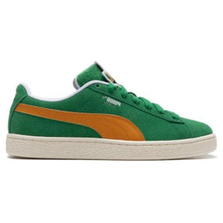 Puma Suede Patch Archive Green Unisex Sneakers Frosted-Ivory 395388-01