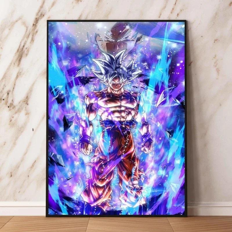 Anime Canvas Painting Print Picture Goku Vegeta Hd Poster Children's Bedroom Decoration Wall Art Home Prints Gifts
