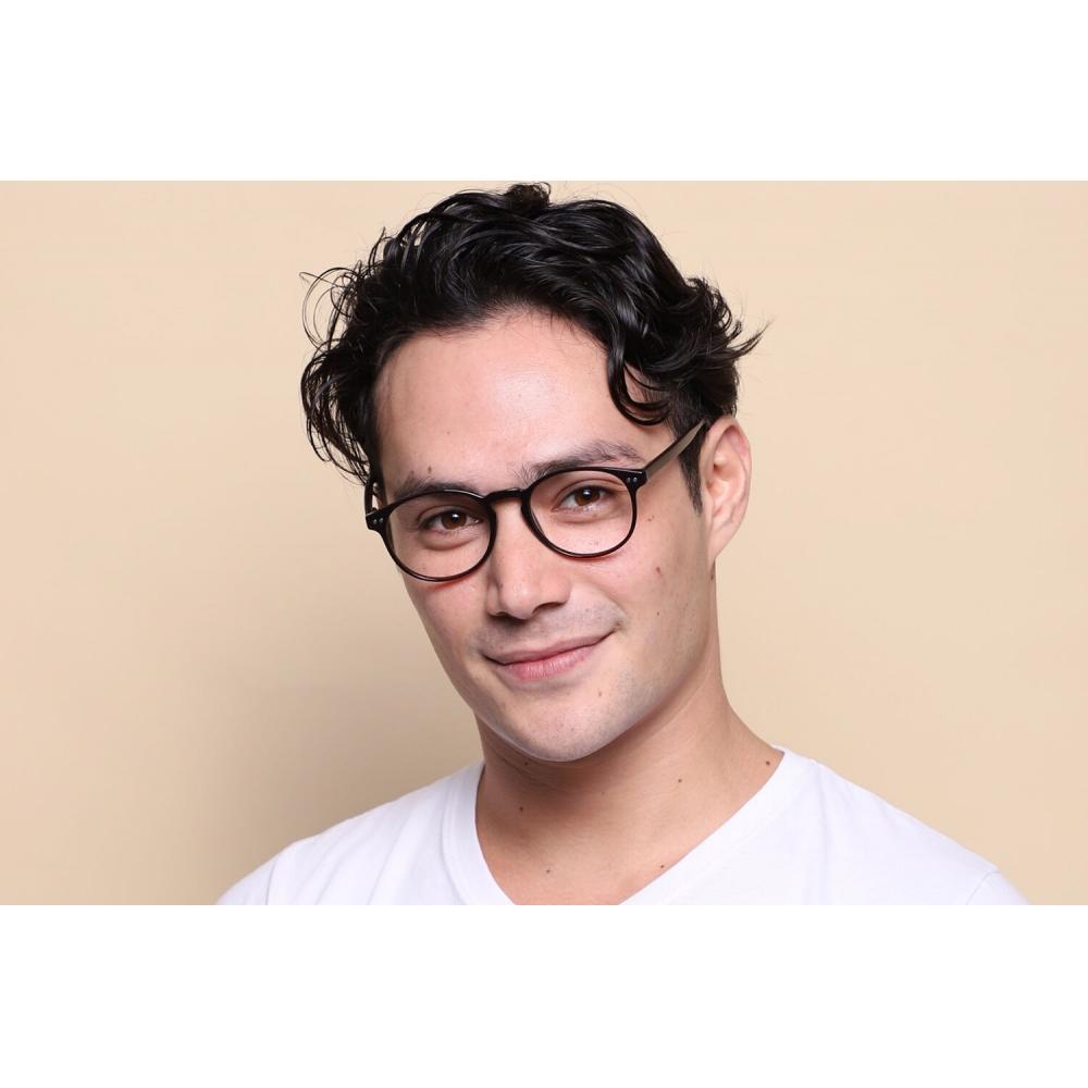 Full Rim Oval Shiny Brown Smartbuy Collection Noor Cp109d Fashion Unisex Eyeglasses