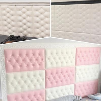 Anti-Collision Foam Wallpaper Bedside Sticker Self-Adhesive Soft Bag Children'S Room 3D Three-Dimensional Wall Sticker