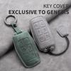 Sheepskin Leather 6 Buttons Car Key Case Cover Shell Fob For Hyundai Genesis GV70 GV80 GV90 2020 2025 2025 Auto Accessories