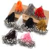 50Pcs Handmade Lanyard with Jump Ring Colorful Soft Wire Aluminum Tube Hook Lanyard for Key Chain Phone Rope Charms Accessories