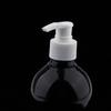 16-Ounce Plastic Bottles w/ Pump, 2Pcs Black Dispenser, Refillable Containers for Essential