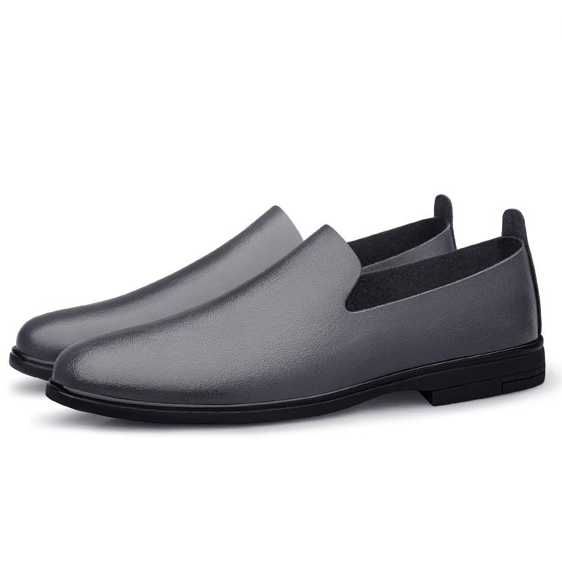 Genuine Leather Men Footwear Slip On Office Man Formal Shoes Wedding Party Men Dress Shoes Breath Driving Lazy Loafers Moccasins