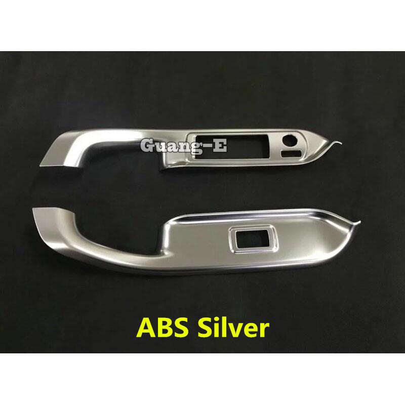 Sticker Front Door Window Glass Panel Lift Switch Button Frame For Toyota Noah Voxy 80 Series 2015 2016 2017 2018