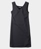 Place Studio Layered Slit V-Neck Sleeveless Midi Dress_2 Colors