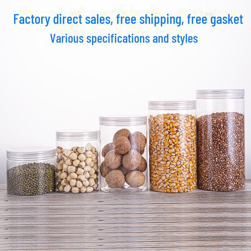 5.5x8.0 PET Plastic Jar: 400ml Food-Grade Wide Mouth Transparent Sealed Bottle