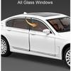 1/24 Scale BMW 760Li Toys Model Car Alloy Diecast Vehicle Model with Light and Sound Simulated Car Toy for Children Gifts Collection