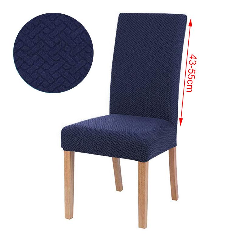 1/2/4/6 Piece Chair Cover Jacquard Dining Spandex Elastic Stretch Slipcover For Chairs Kitchen El Banquet Home Christma