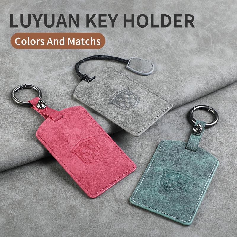 NFC Keychain and Card Holder for Luyuan Electric Vehicles - High-End, Unisex Design.