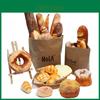 Black Rye Bread Model For Kitchen Decor With Handcrafted Pu Material For Display