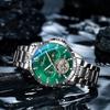 Men's Watches Flywheel Moon Phase Wristwatch Men Waterproof Moon Phase Automatic Mechanical Watch for Men Uhren Montre