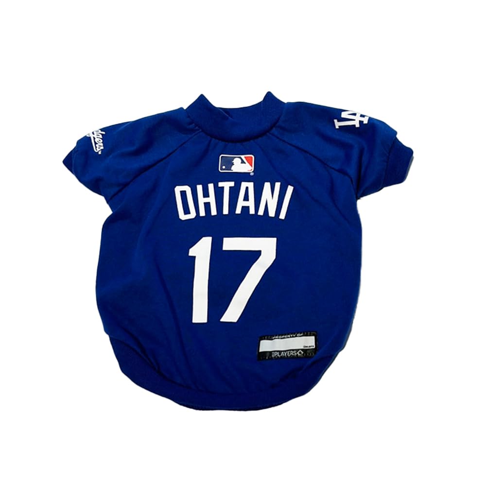 Официальная футболка для бейсбола MLB, модель игрока Los Angeles Dodgers Шохеи Охтани, синяя, размер S, Los Angeles Dodgers Pet синий