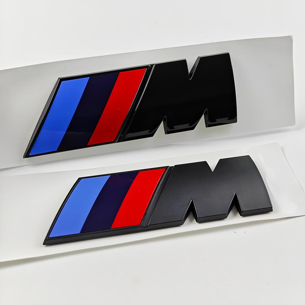 45mm 55mm 73mm 90mm For BMW M M3 M5 M6 E90 F30 E46 G20 E36 Car Fender Side Emblem Rear Trunk Badge M Logo Stickers Accessories