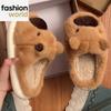 Niedliche Baumwollpantoffeln Haushalt Damen Zuhause Wollpantoffeln Indoor Baumwollschuhe Hausschuhe Capybara