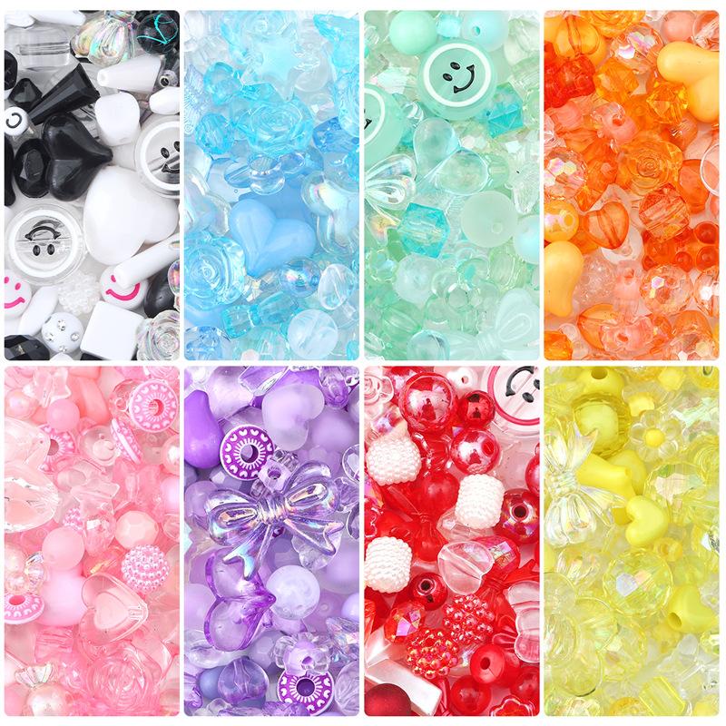 Handmade Bracelet Beads Vintage Baroque Acrylic Diy Beads Blind Box Handmade Necklace Bracelet Beads Pendant Jewelry Accessories