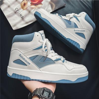 Man High-top Basketball Shoes Men's Sneakers Anti-skid Breathable Outdoor Sports Basketball Shoes Men Vulcanize Shoes for Men